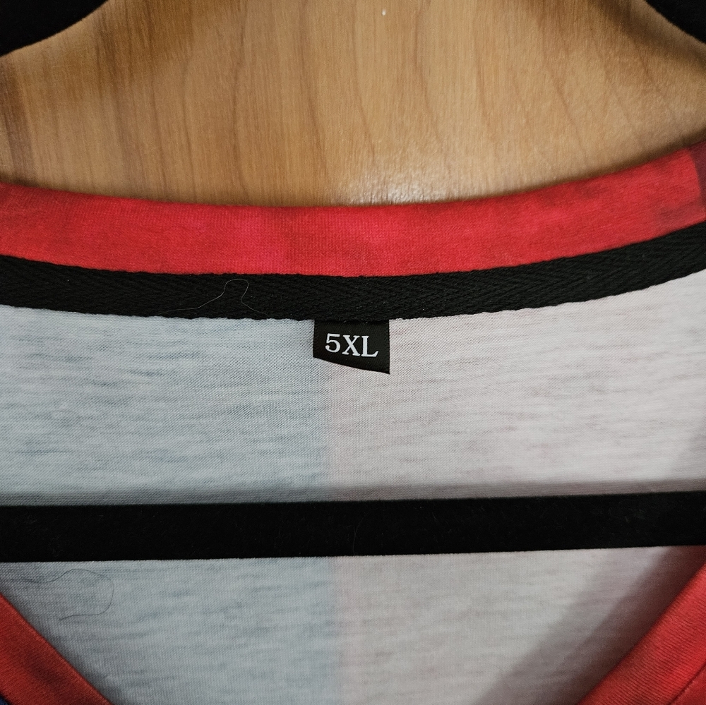 Patriotic V-Neck Shirts - Red and Blue - Picture 6 of 11